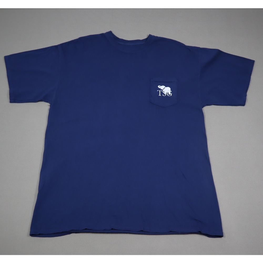 The Southern Gentleman Navy Blue Pocket‎ Tee - Size XL